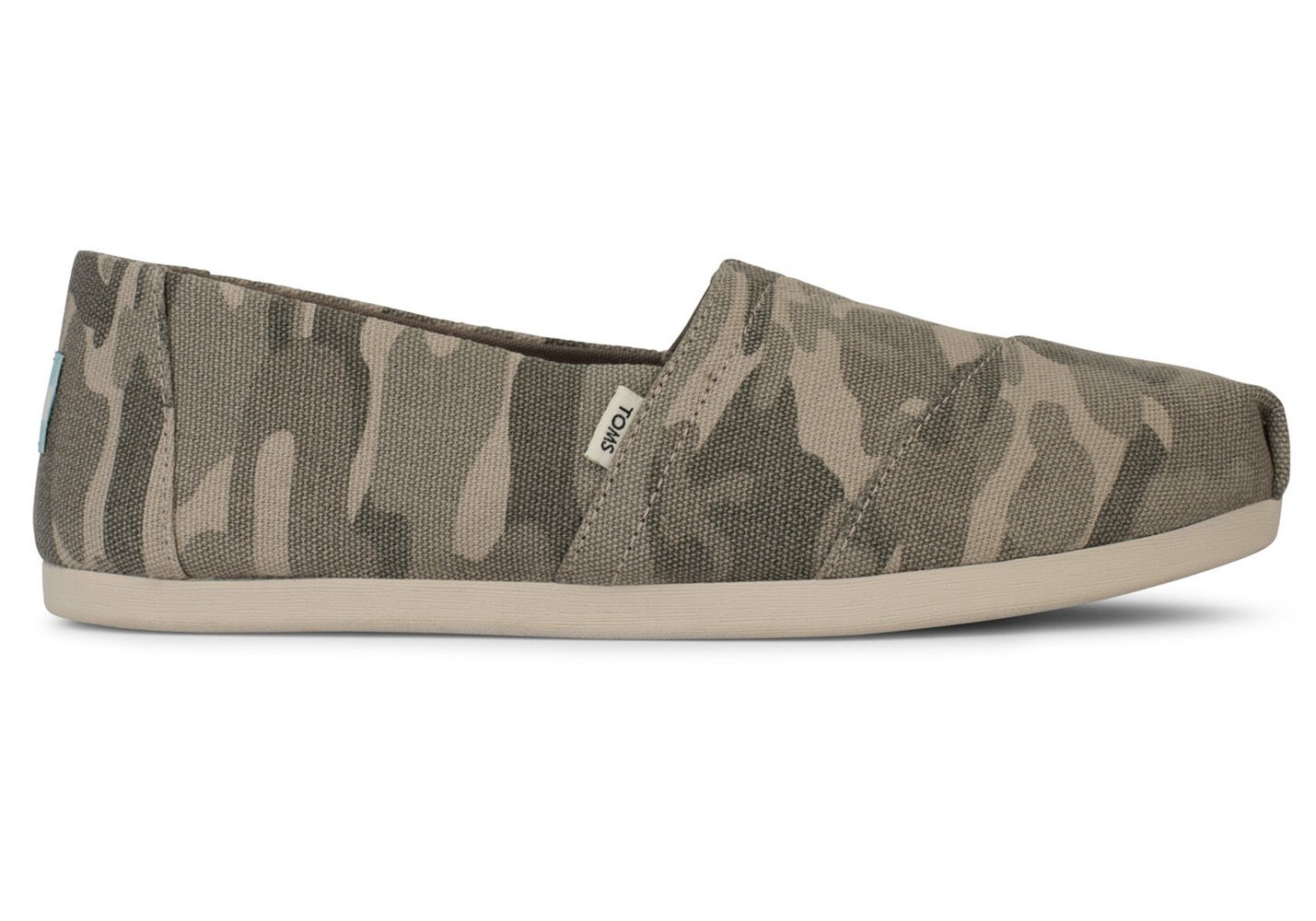 Toms Alpargata Camo Espadrille Grey - Womens - 30918-XJEC